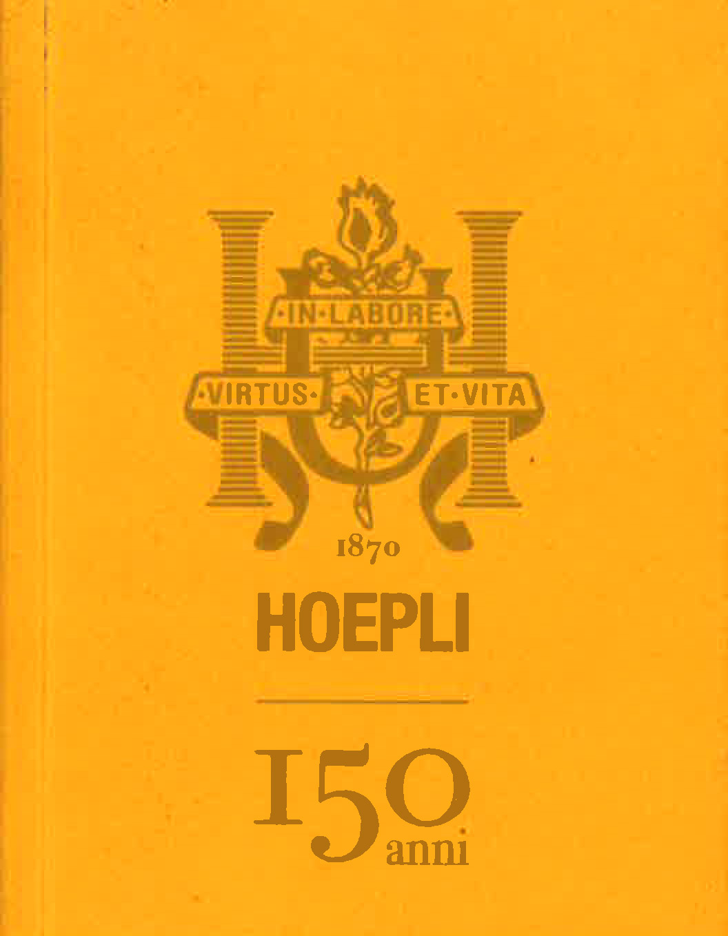 Taccuino Hoepli 150 anni
